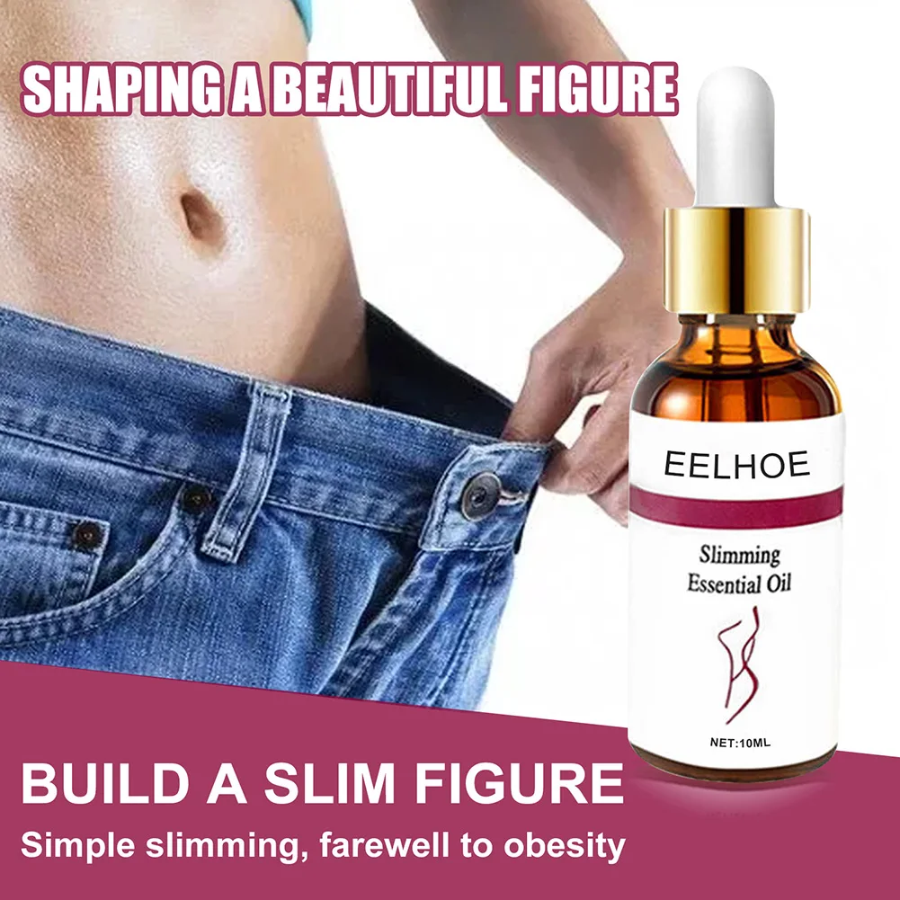 EELHOE Belly Slim Essential Oil Abdomen Fat Burning Navel Serum Weight Loss Slimer Tool Hot Quick Fat Removal Slimming Serum