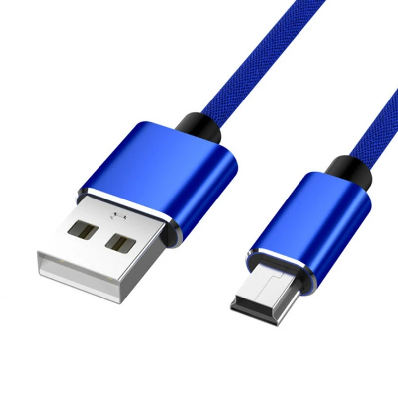USB 2.0 유형 A 미니 B 케이블 편조 충전 코드 프리미엄 USB 2.0 미니 USB 케이블 1M/39인치 길이