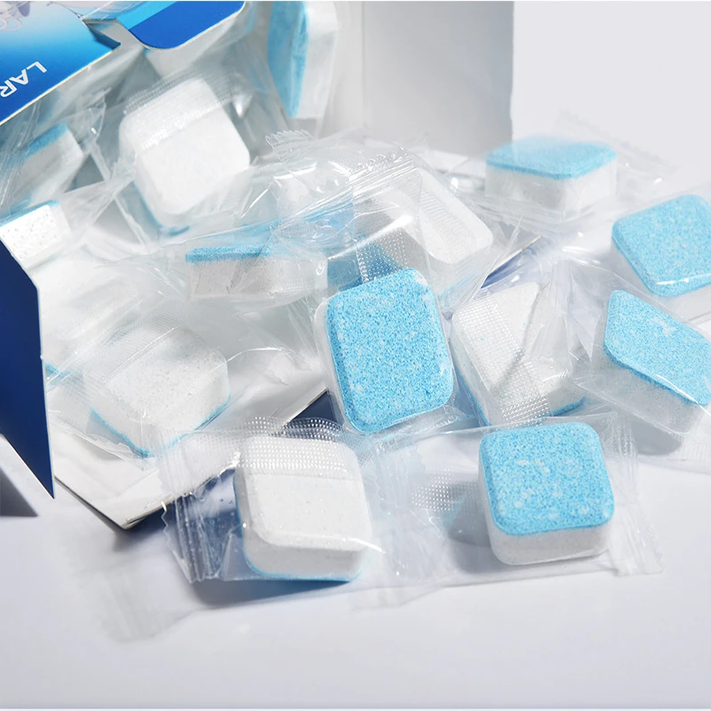 

30pcs Dishwasher Cleaner Strong Oil Stain Removal Descaling Detergent Tablets Kitchen Cleaning Tools For Dishwasher Machine ﻿