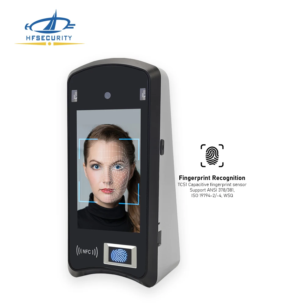 

HFSecurity X05 5 inch Wall-mounted OEM ODM Customized Face Time Attendance Machine for School and Factory