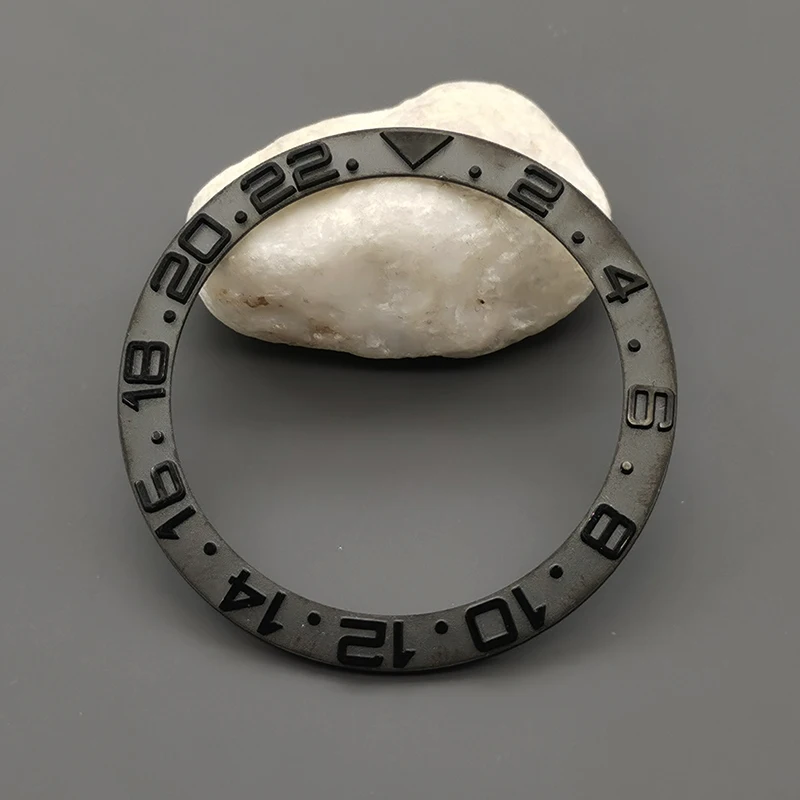 Curved Metal Bezel Insert Ring