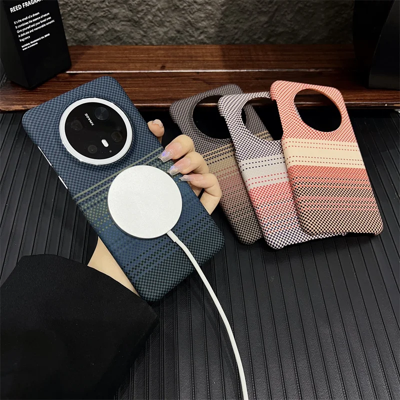 Ultra Thin Carbon Fiber Magsafe-Enabled Wireless Charging Case