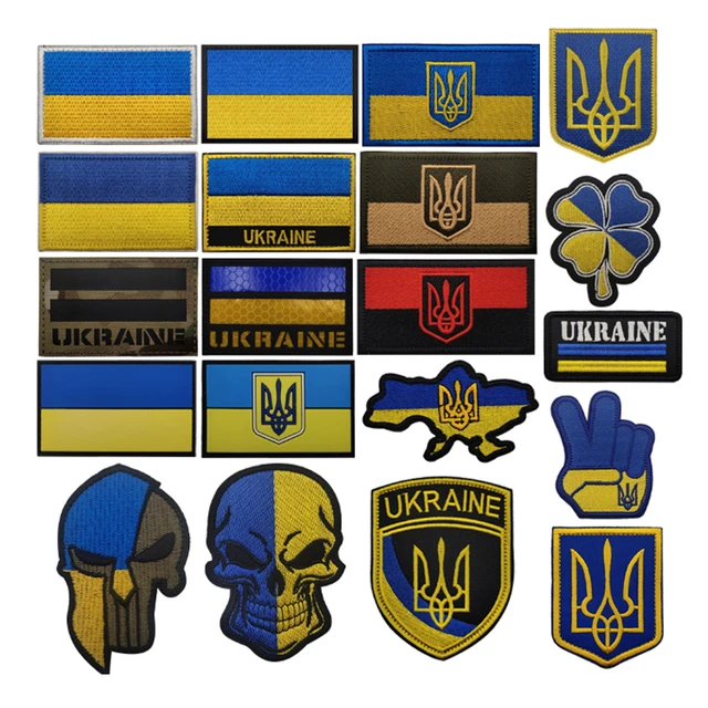 Ucrânia Bordado Reflexivo Bandeira Patches, Tecido Rosto De Gancho, Roupa  de Múltipla Escolha, Uniforme Militar, Stick Patches - AliExpress