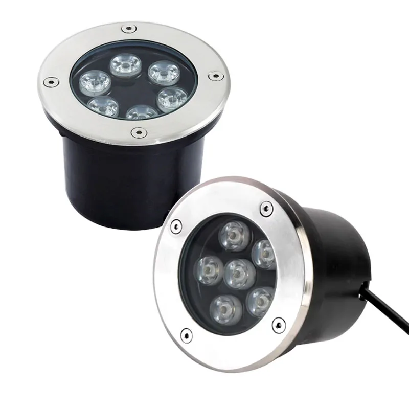 

IP68 LED Underground Lamp 6W 9W 12W 15W 18W Recessed Stairs Flood Light Ground Spotlight Waterproof Outdoor Garden 220V 12V 24V