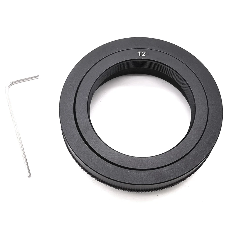 

Retail 1PCS T2-EOS T2 For Canon EOS EF EF-S Camera Adapter Ring Telescopic Mount Lens Adapter Ring With Hexagonal Wrench