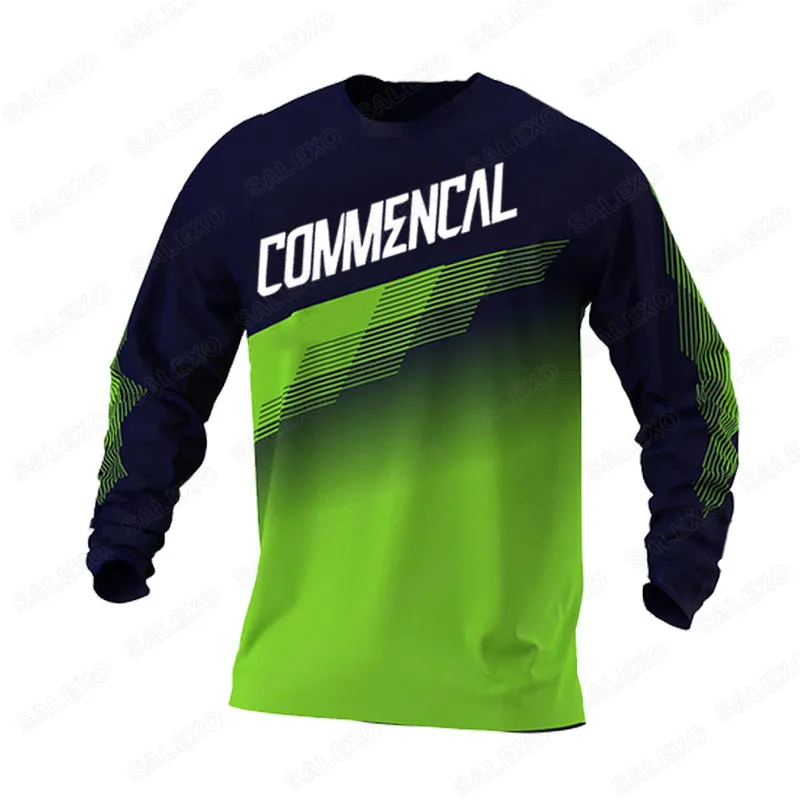 Commencal Sports Downhill Jerseys Long Sleeves MTB Bike Shirts Offroad DH Motorcycle Jersey Motocross Sportwear Clothing