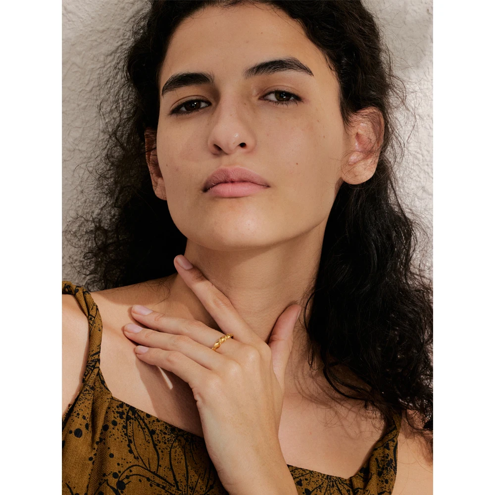 Yhpup Minimalist Mix Finger Ring Women