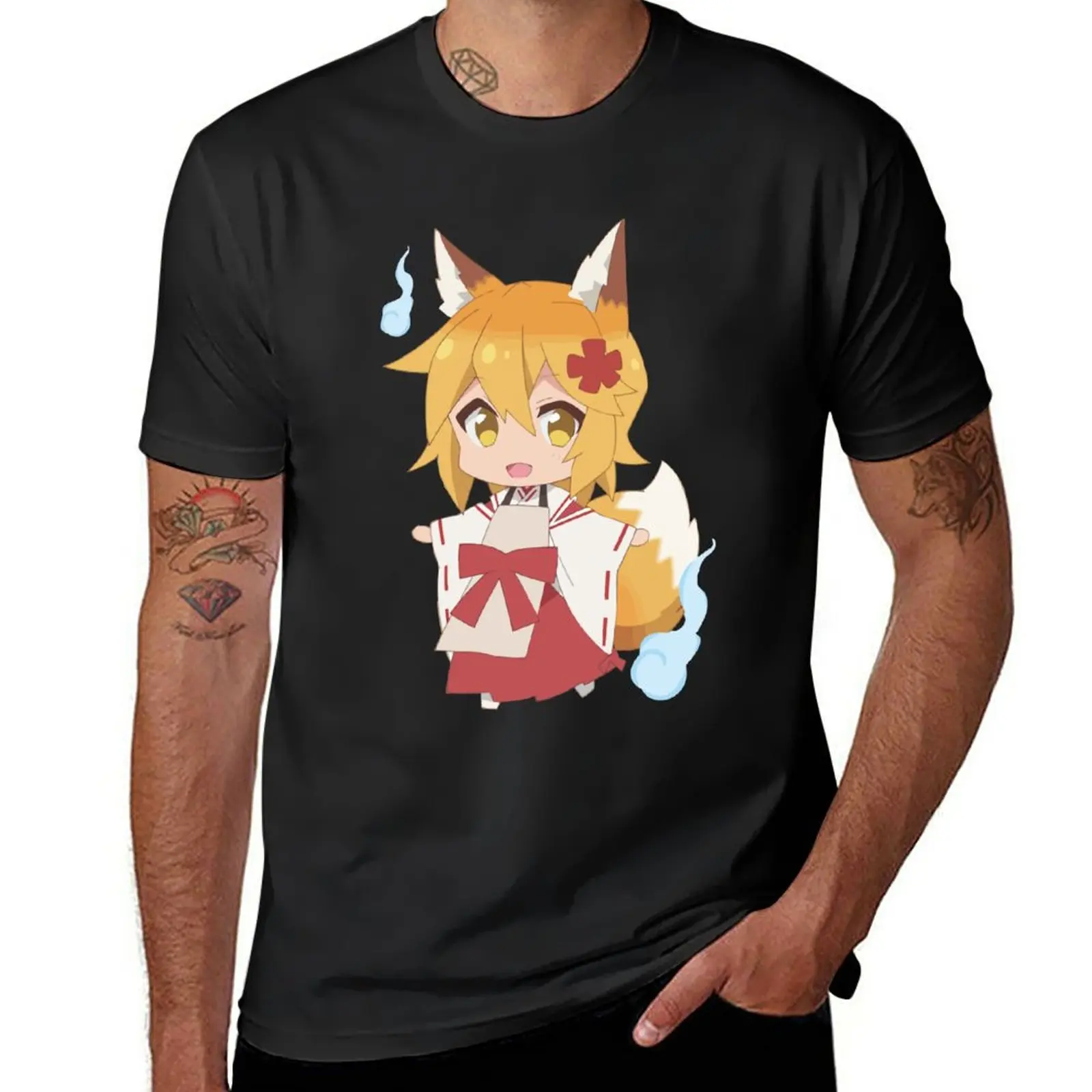 

Senko Chibi T-Shirt customizeds Blouse cute clothes T-shirts for men cotton