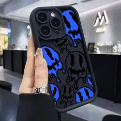 Ghost Face Shockproof Silicone Phone Case - Humorous Design, Soft Protective Cover - iPhone 16 Pro (Z5)