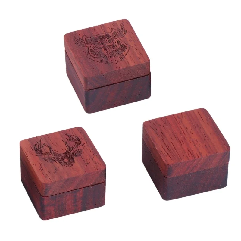 Wooden Guitar Pick Box Guitar Pick Storage Holder Plectrums Container Cases for Guitarists 0XXE