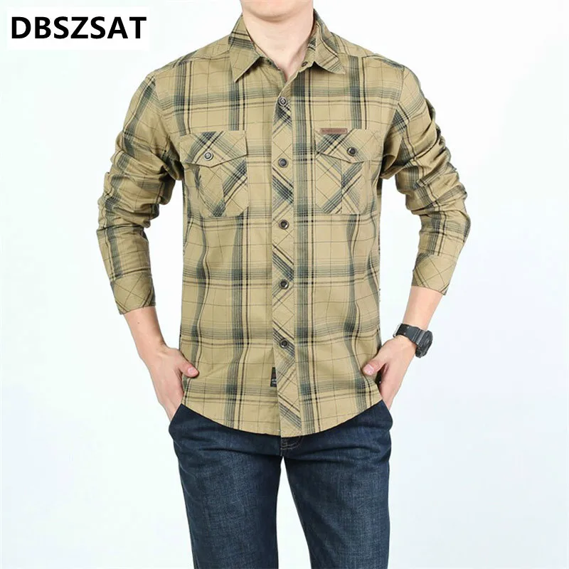 

Брендовые повседневные рубашки в клетку, мужская мода 2020, с длинным рукавом, 100% хлопок, Мужская фотография, фотосессия 5XL