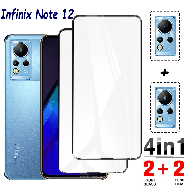 

Screen Protector For infinix note 12 Tempered Glass infinixnote12 infinix12 Lens Glass For iInfinix note12 Glass pelicula