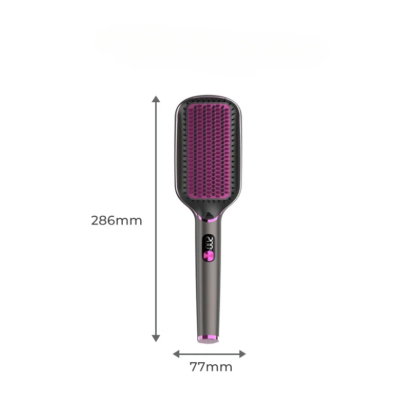 Special straight hair splint for portable straight hair comb digital display negative ion straightener
