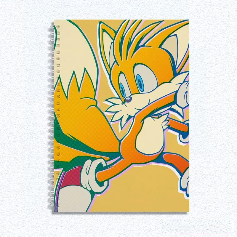 thumbnail image 1 of Cuaderno de bocetos de dibujos animados de carcasa dura y gruesa de Sonic The Hedgehog, cuaderno de bocetos de gran valor B4/A4/8K para estudiantes de escuela primaria, 1 of 4