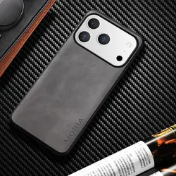 Simple Stylish Durable Premium Phone Case Cover - 17 pro (Light Grey)