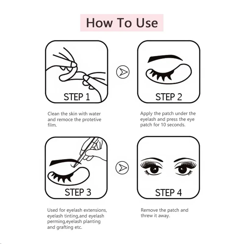 20/50PCS Hydrogel Gel Eye Patches for Eyelash Extension V shaped Eyepads Eyelash patch Lash Extension Mask Eyepad Make eyelash patches,eyelash patch,eyelash pads,eyelash extension supplies,eye patches