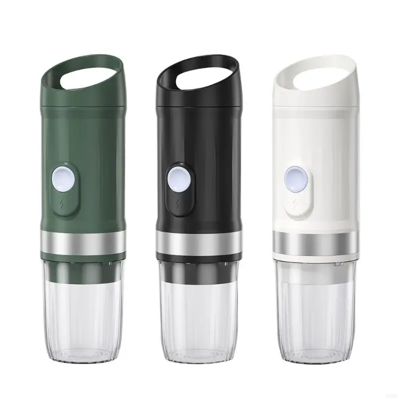 Portable Electric Espresso Coffee Machines Cordless Heat and Cold Brew Coffee Maker Powder Capsules Machines