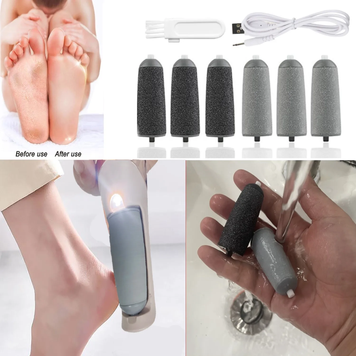 Professional Electric Foot File Callus Remover Pedicure Machine