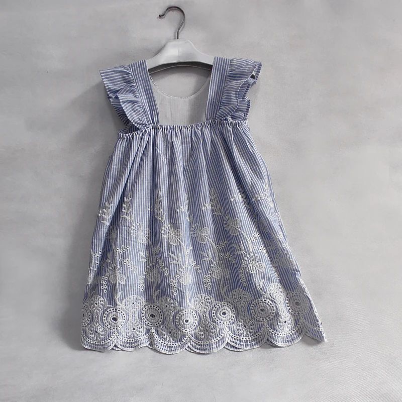 baby boy dress Girls Clothes Summer Princess Dresses vestidos kids dresses for girls Cotton embroidered Girls Dress children clothes girl 2-7Y newborn baby dresses