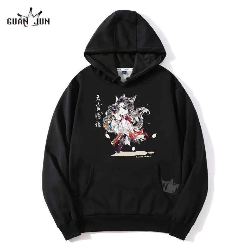 Sudadera con capucha de Anime de dibujos animados para mujer, sudaderas con  capucha Tian Guan Ci Fu, Xie Lian Hua Cheng, ropa linda de invierno,  sudaderas Kawaii estéticas - AliExpress