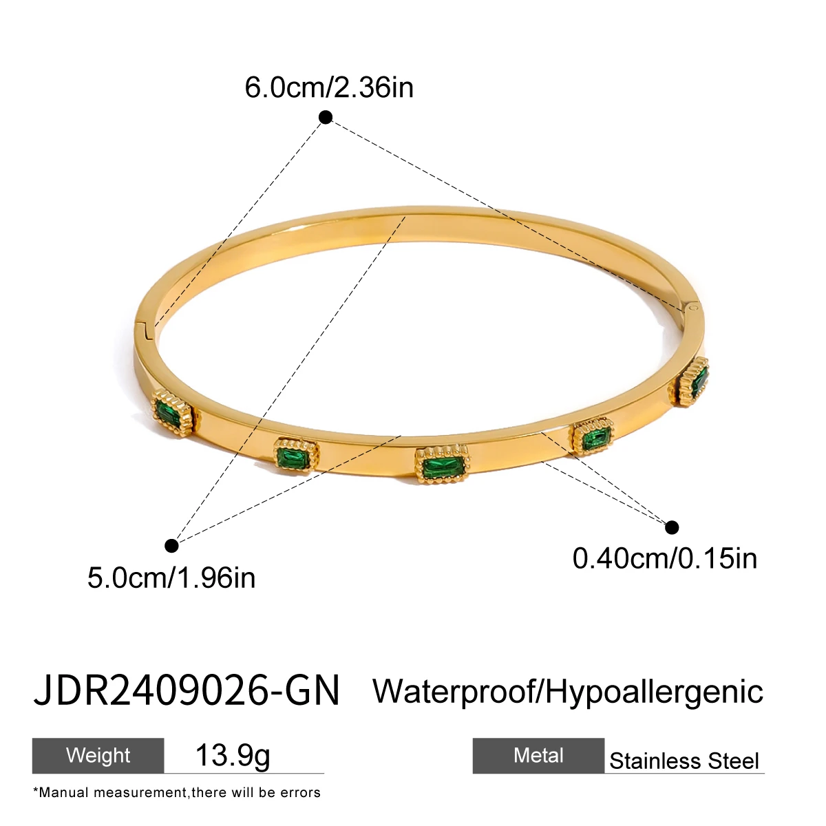 Uworld Caitlyn الحد الأدنى الزركون سوار نجمة مشبك...