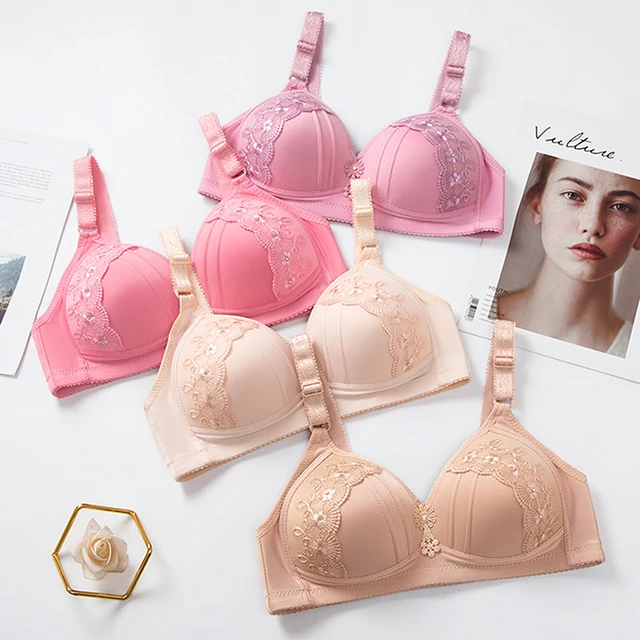 Newly Plus Size Comfort Wireless Bra Air Permeable Support