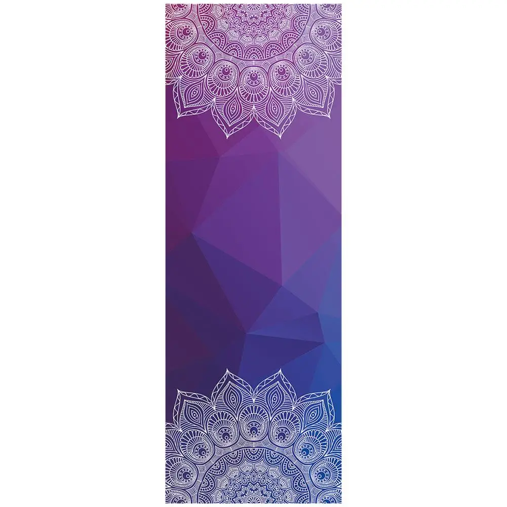Yoga Towel Fitness Printed Microfiber Sports Travel Quick-drying Sweat-absorbent Workout Mat Cover for Pilates Gym Yoga Blanket