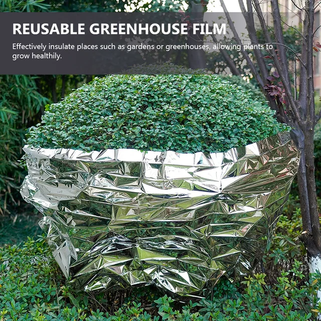 Meleg Filmek Poliészter Kert Egyszerű Fényvisszaverő Tükör Papír Talaj Téli Kültéri Növények - Image 2