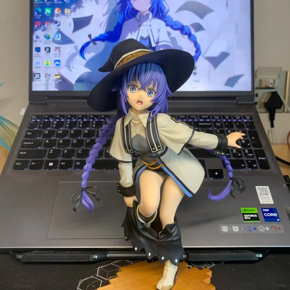 21 cm große Magierfigur Roxy Migurdia aus dem Anime Mushoku Tensei: Jobless Reincarnation, PVC-Sammelfigur für Erwachsene, Modellpuppe, Spielzeug