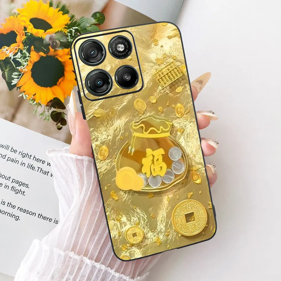 Floral Soft Silicone Bumper Case for Motorola Moto G Series