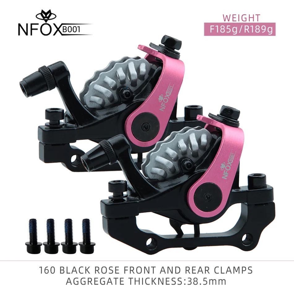ZOOM DB680 Bicycle Disc Brake Mountain Bike Mechanical Caliper Double Piston Electric Bilateral Drive NFOX B001 Heat Sink 160 mountain bicycle disc brake bicycle disc brake mountain bike disc brake