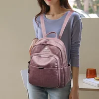 Luxury Backpack Female Designer Women's Shoulder Bag School Backpack for Girl High Quality Leisure Sac A Dos Travel Backbags 2