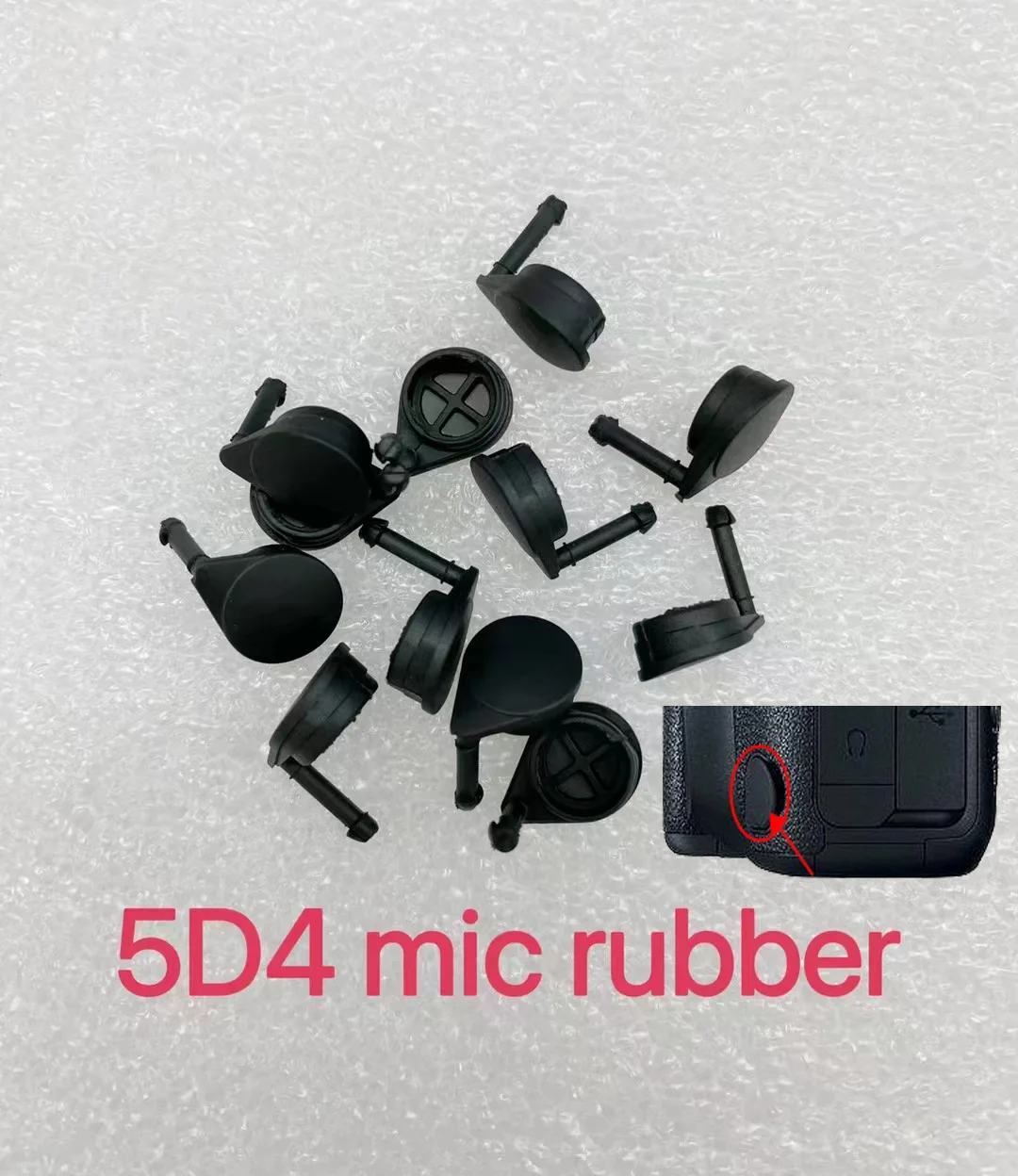 1pcs for Canon 5D4 mic rubber cable plug skin cover rubber 5D Mark IV front shell shutter cable interface skin plug