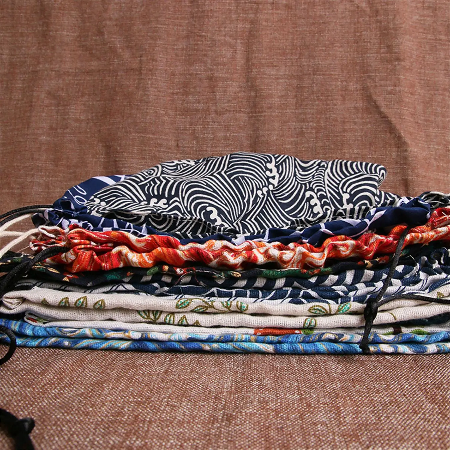 Lunchtasche, Katze, Eisbär, Lunchbox, Kordelzug, Picknick-Tasche, umweltfreundlicher japanischer Stil, kleine Handtasche, Abendessenbehälter, Aufbewahrungsbeutel für Lebensmittel – Detail 4