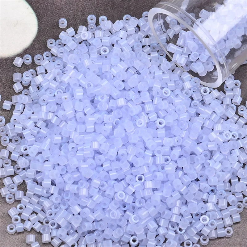 1,6 mm Super Uniform tschechische Jade Glas Japan Perlen 11/0 kleine Glasperlen für DIY Schmuckherstellung Frauen handgemachte Stickerei Versorgung – Detail 29
