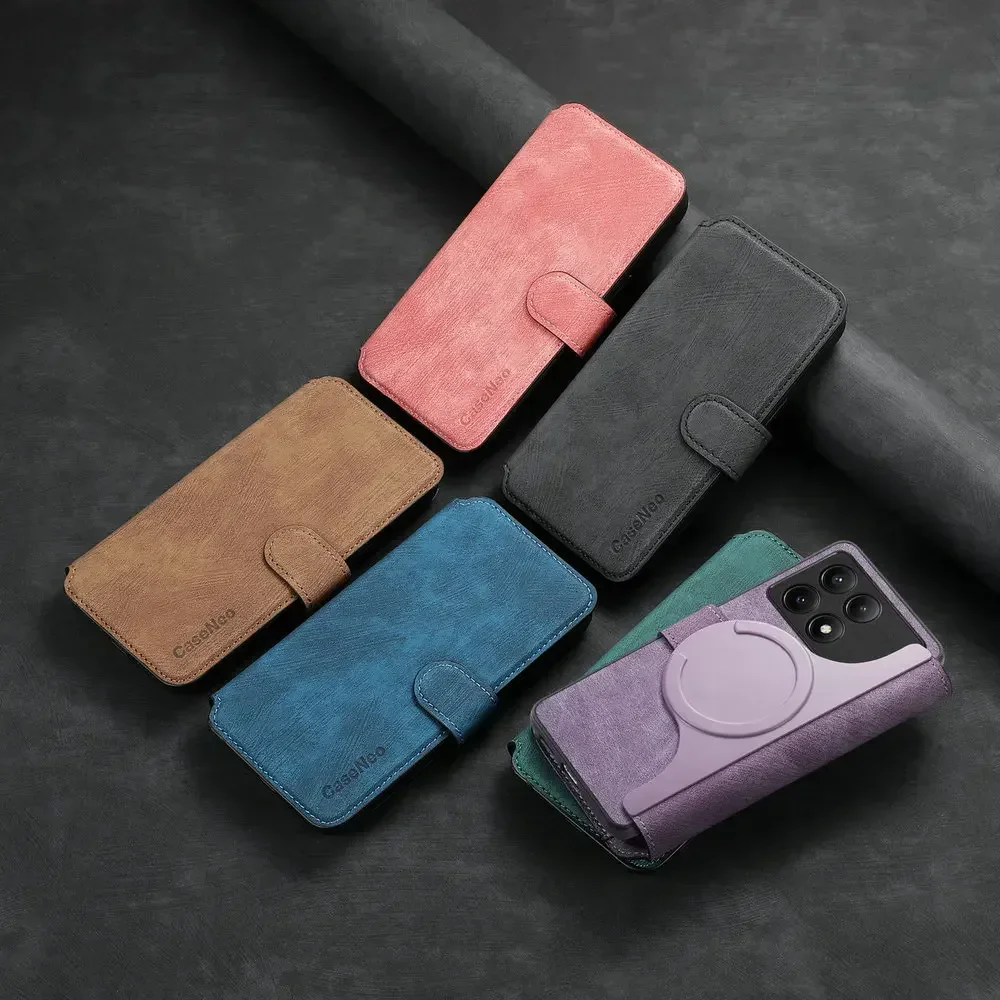 Luxury RFID Leather Detachable Flip Cover Case