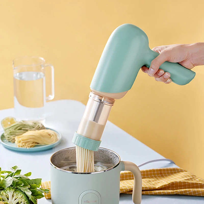 Little Bear Handheld Pasta Noodle Maker Rechargeable Wireless Noodles Press  Machine With 3 Molds 100V-240V For Home Kitchen - AliExpress