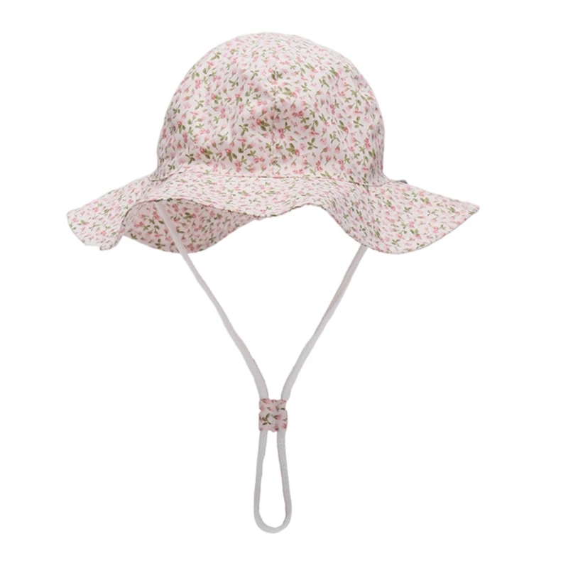 

L5YF Kid Sun Hat Toddlers Cotton Ear Hat Baby Fisherman Hat Children Outdoor