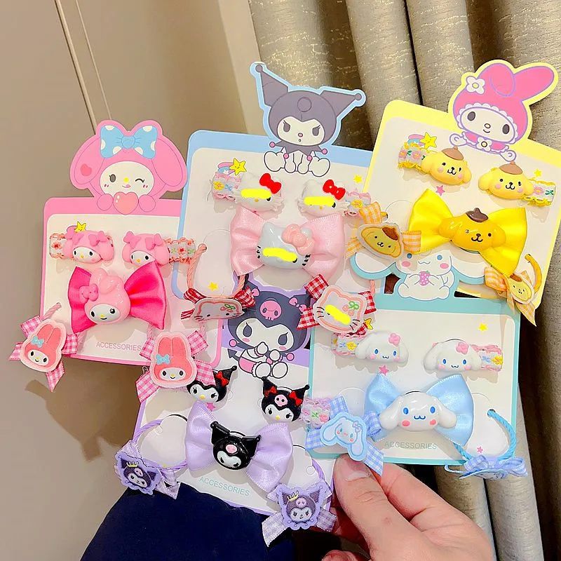 

Kawaii Sanrio Anime Cinnamoroll Hair Clip My Melody Cute Cartoon Hello Kitty Simplicity Pompompurin Fashions Kuromi Holiday Gift