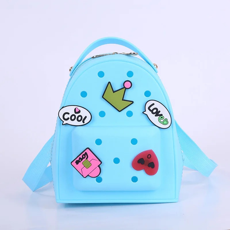 DIY Cartoon Children's Backpack School Bags Silica Gel Back Pack Mochila Escolar Infantil Plecak School Bag Kids Zaino Cartable