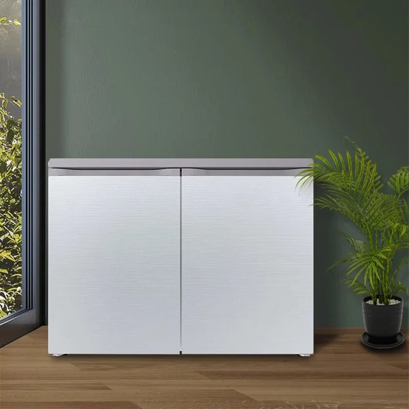 BCD-219W Refrigerator Air-cooled frost-free household horizontal cabinet embedded small-sized double-door low refrigerator