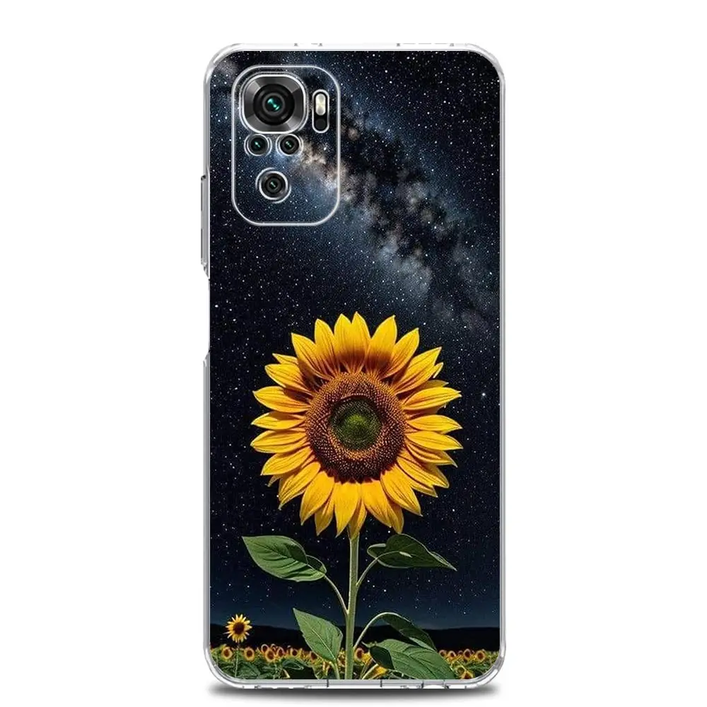 Sunflower Yellow Soft TPU Phone Case Cover