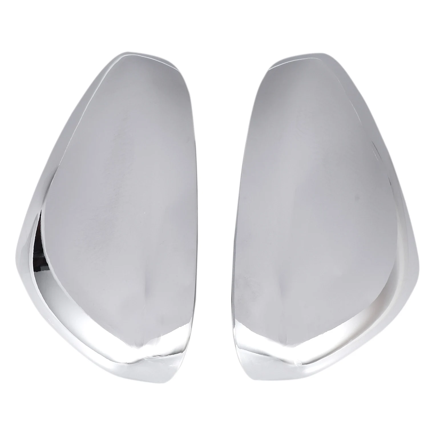 

Хромированные боковые зеркала для стайлинга автомобиля, глянцевые пары, Обложка, аксессуары для Peugeot 3008 5008 2017 2018, верхний слой заднего вида
