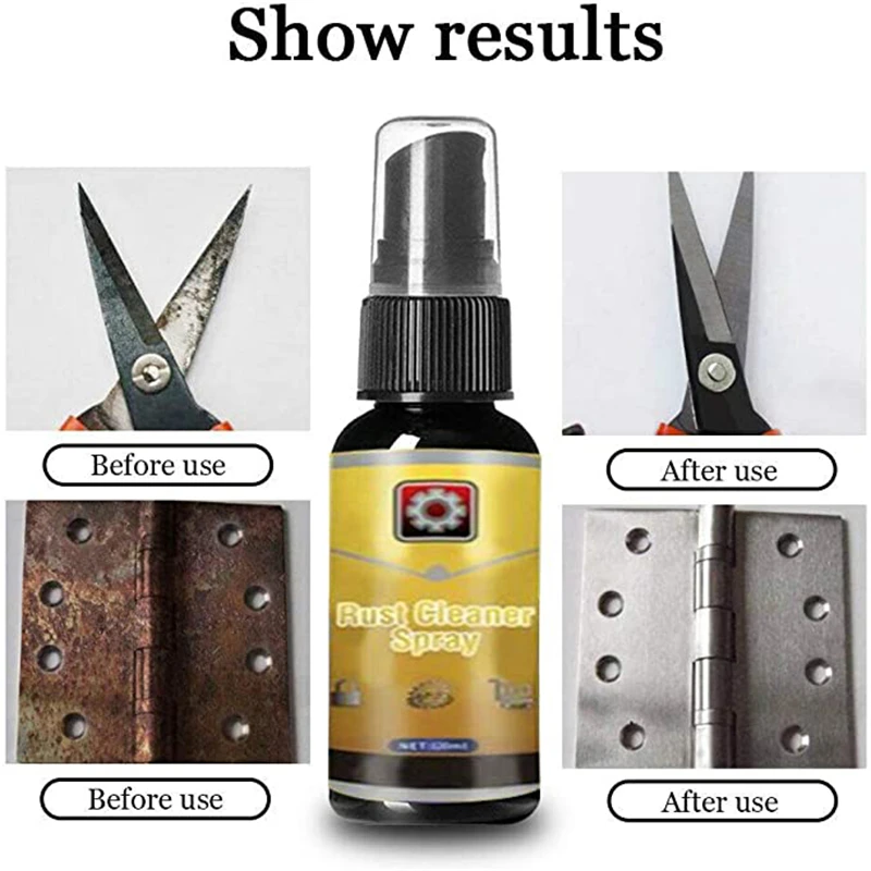 30 ml Stain Out Boat Rust Remover Spray Multi-Purpose Rust Inhibitor Derusting Spray Car Maintenance Kitchen Home Cleaning Tools rust remover spray
