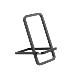 Foldable Desktop Phone Stand - Adjustable Multi-Function Holder for Bedside and Office Use (Black)