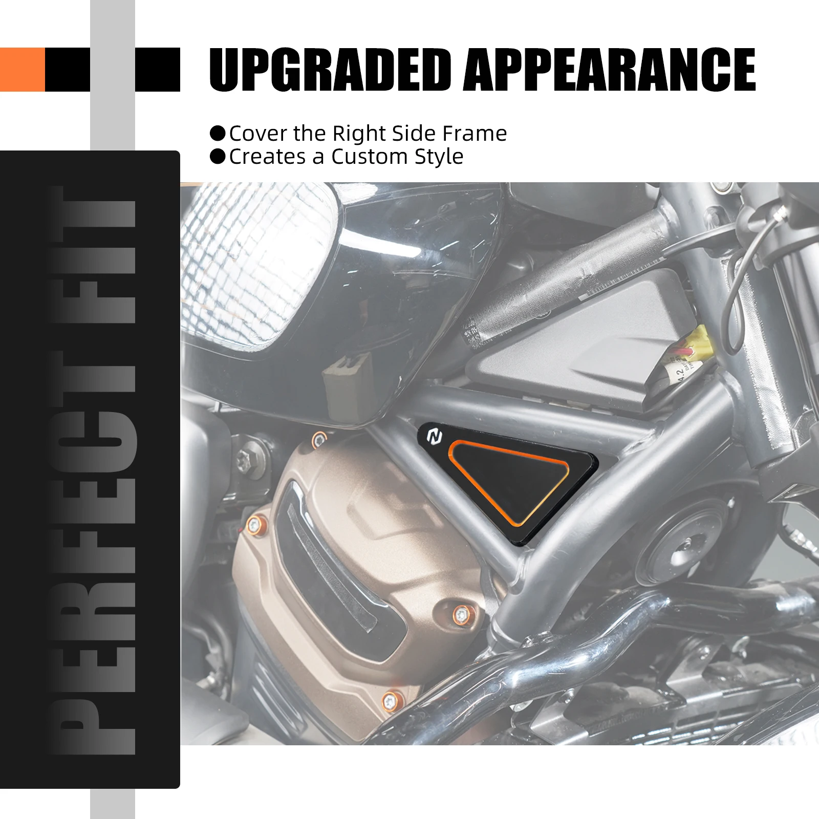 Für Harley Sportster S RH1250S 2021-2024 Rechte Seitenabdeckung Vordere Rahmenabdeckung Nightster RH975 2022-2024 Spezielle RH975S 2023-2024 – Detail 3