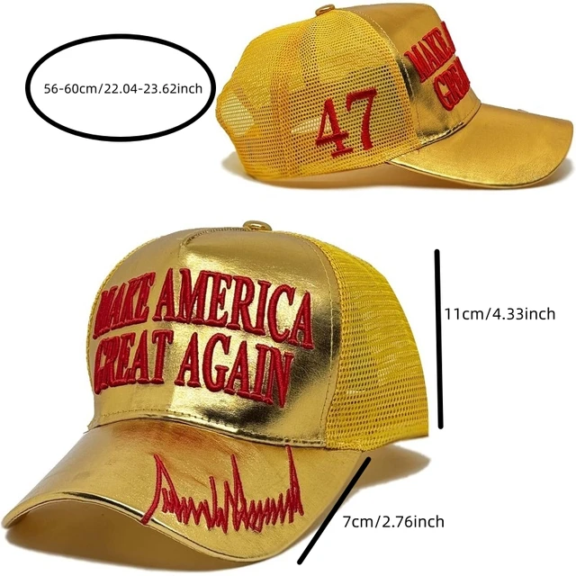Gold MAGA Hat 2