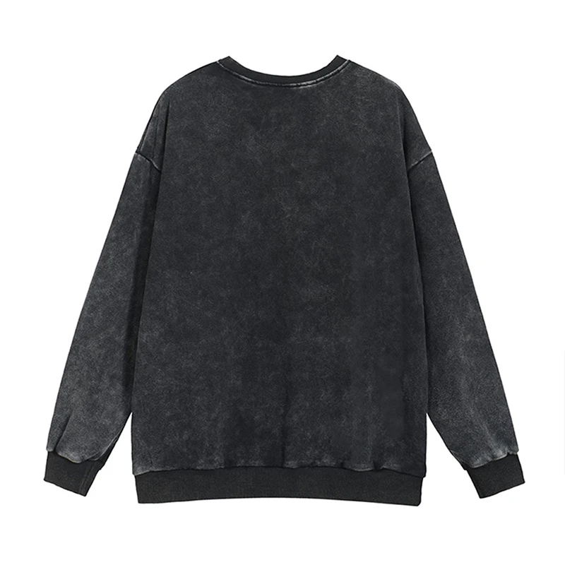 Customized Logo Autumn and Winter Men's Long-Sleeved Crew Neck Pullover Sweatshirt