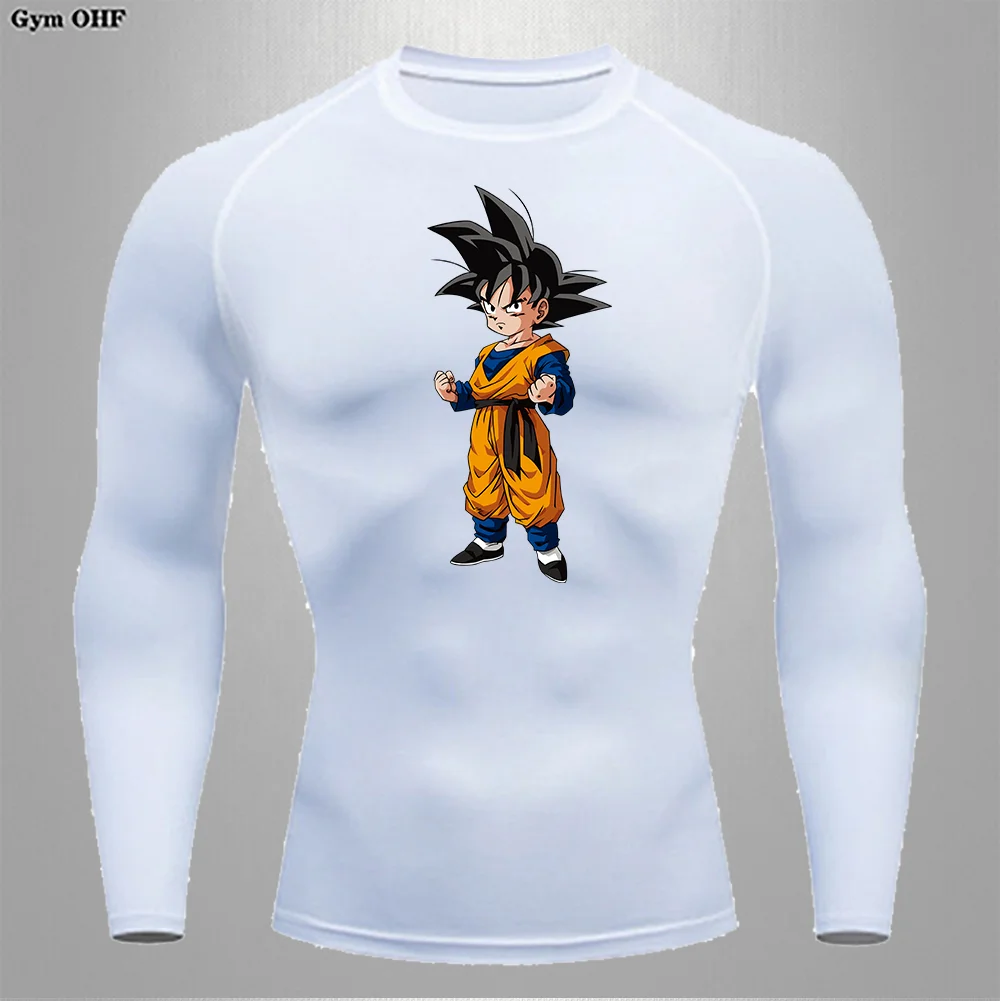 Dragon Ball Goku Men's Outdoor Sport T-Shirt Fitness Gym Jogging