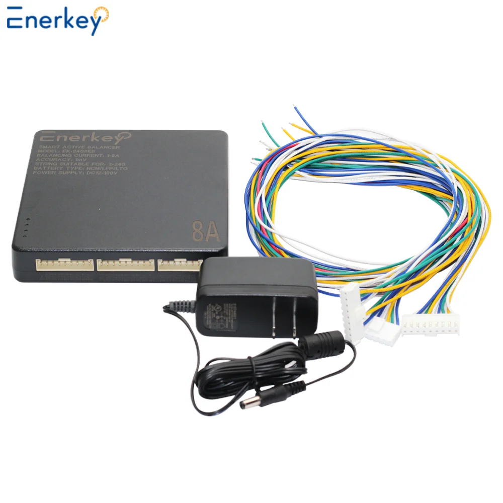 Enerkey EK-24S8EB 1A8A, 2S-24S스마트 액티브 밸런스, 리튬 이온, Lifepo, LTO 배터리, 액티브 이퀄라이제이션,